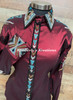 Burgundy All Day Show Shirt - Ladies Size Extra Large