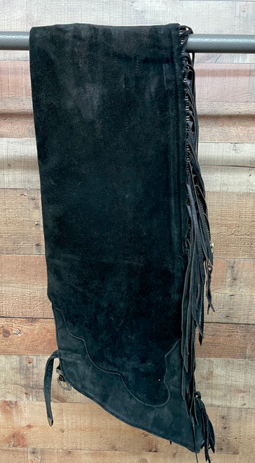 Black Rough Out Chaps - Ladies Size Extra Small/Small