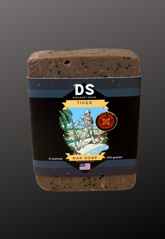 Coffee & Vanilla scented tallow soap bar