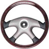 STEERING WHEEL-MAHOGANY 4-SPK