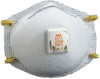 RESPIRATOR W/NOSE CLIP (10/PK)