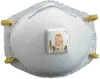 RESPIRATOR W/NOSE CLIP (10/PK)