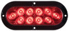 LED SEALED TAIL LIGHT 6  OVAL