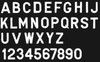 GOTHIC LETTER-WHITE J-10PACK