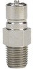 Moeller 033491-10 Chrome/Brass Fuel Connectors Tank Fitting - Male