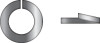 Seachoice SC31418 #10 Lock Washers - Case of 10 / Bag of 100