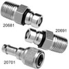 Seachoice Connector Male 1/4 In. Cp Brass