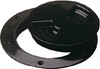Sea-Dog Line 336357-1 Black Textured Quarter-Turn Deck Plate w/ Internal Collar