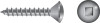 Seachoice SC3471 Oval Head Square Tapping Screws - Case of 10 / Bag of 100