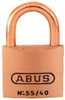 PADLOCK BRASS 1-1/2IN 55/40MBC