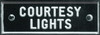 NAMEPLATE-COURTESY LIGHTS 5/PK