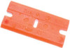 Scraperite SR25GPOE Orange Plastic Razor Blade - Pack of 25