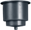 DRINK HOLDER W/DRAIN  BLACK