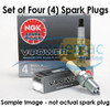 NGK Mercruiser Marine TR5 7052 V Power Spark Plug - Set of 4