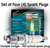 Johnson Evinrude 135-200 Xflow Surface Gap Champion Spark Plug UL77V - Set of 4