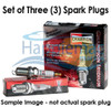 Champion Evinrude FFI V6 956M Spark Plug QC12PEP - Set of 3