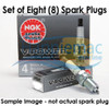 NGK Mercruiser Marine TR5 7052 V Power Spark Plug - Set of 8
