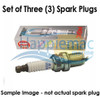 NGK Yamaha F115-F350 4 Stroke Mercury 33-881284 Spark Plug LFR6A11 - Set of 3