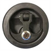 T HANDLE LATCH W/LCK BLK