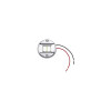 TRANSOM FLUSH RND SS LED