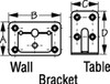 STAINLESS TABLE BRACKETS(SET O