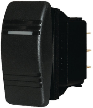 Blue Sea 8283 Black SPDT Type Water Resistant Contura Switch