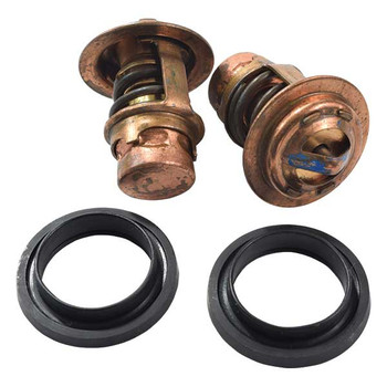 Mercury Mariner 7.5-300HP 143Â° Brass Inverted Flow Thermostat Kit 75692Q2