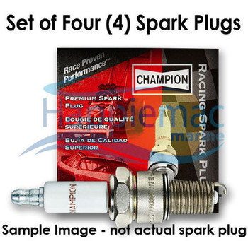Champion OMC/Volvo Spark Plug RS12YC - Set of 4