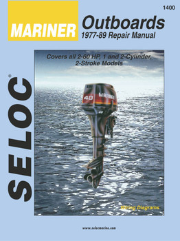 Seloc Marine Mariner 2 Stroke 2-60HP Shop Repair Manual 1977-1989