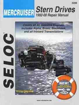 Seloc Marine Mercruiser Sterndrive Gas Drive Shop Repair Manual 1992-2000