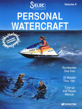 Seloc Marine Seadoo Bombardier Personal Watercraft Repair Manual 1988-1991