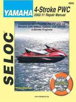 Seloc Marine Yamaha 4 Stroke Personal Watercraft Repair Manual 2002-2011