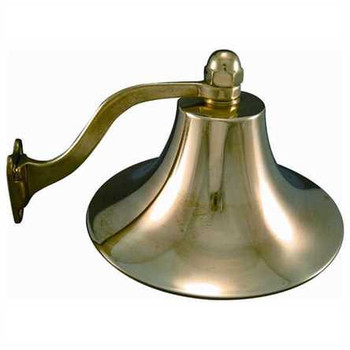 BELL 6" POL BRASS