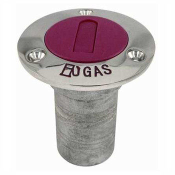 DECK FILL SS GAS RED CAP