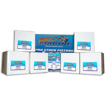 WIZARD PISTON KIT PRO STOCK, MERCURY V6 260, 280HP, FOR SLEEVED HOLE