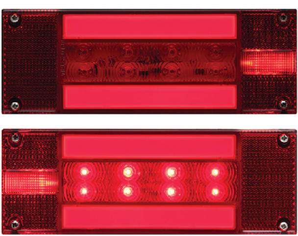 Seachoice LED Glolight Low Profile Tail Light Kit - Case of 2