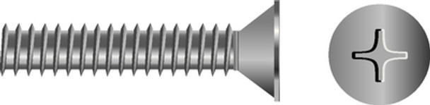 Seachoice 5/16-18 x 6-in. Phillips Machine Screw Flat Head - Case of 10 Bag