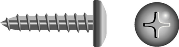 Seachoice SC0546 Phillips Tapping Screws Pan Head - Case of 10/Bag of 100