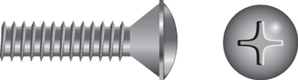 Seachoice SC5226 Phillips Machine Screw Oval Head - Case of 10/Bag of 10