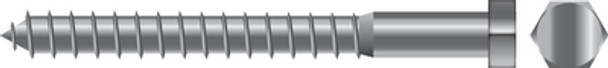 Seachoice SC1271 5/16 x 2-1/2" Lag Screws - Case of 10/Bag of 10