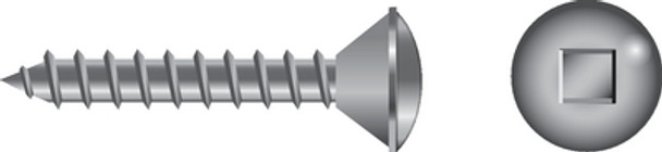 Seachoice SC3470 Oval Head Square Tapping Screws - Case of 10 / Bag of 50