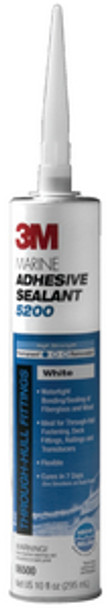 3M Marine 6500 White 5200 Adhesive/Sealant - Case of 12