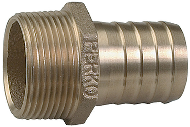 Perko 0076009PLB Straight Pipe to Hose Adapter