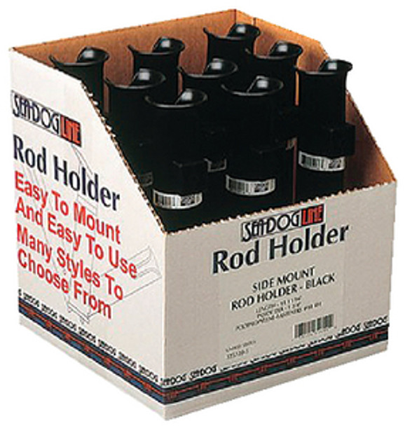 Sea-Dog Line 325120-5 Black Side Mount Rod Holder - Box of 9