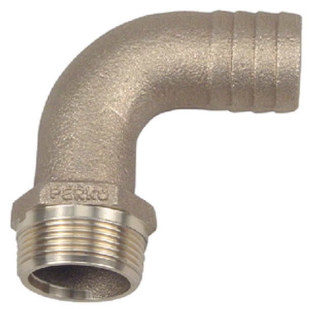 Perko 7-in. 90-Degree Pipe to Hose Adapter