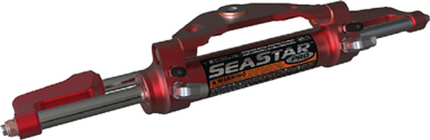 Seastar Pro HC6345RED-3 Red Pivot Front Mount Cylinder