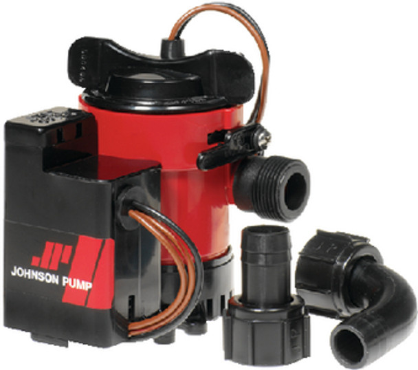 Johnson 05703-00 750-GPH Combo Bilge Pump with Automatic Electromagnetic Switch