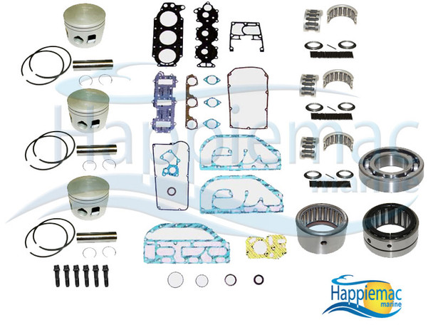 Johnson Evinrude 60 65 70 75 HP Powerhead Piston Gasket Bearing Rebuild Kit