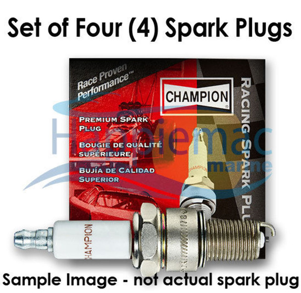 Champion Spark Plug RV15YC4 - Set of 4