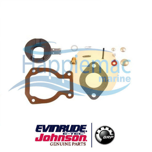 Johnson Evinrude OEM 4 4.5 6 7.5 8 9.9 15 HP Carburetor Kit 0398453 0386698